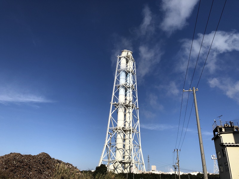 関西電力第一発電所の煙突