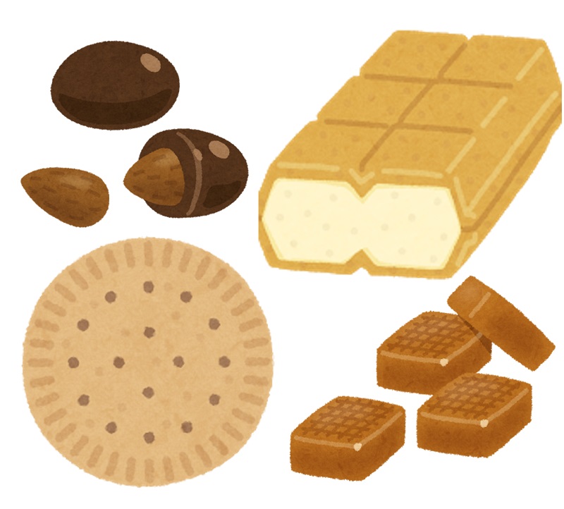 森永製菓の商品イラスト