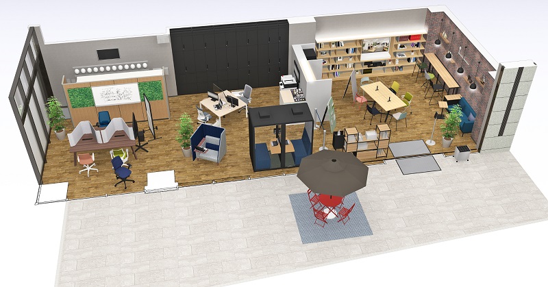 姫路 オフィス家具展示